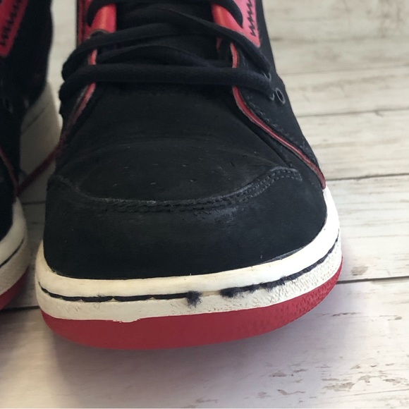 JORDAN 1 Flight 2 Boy’s Black/White Sneakers Size 6Y - Picture 12 of 13